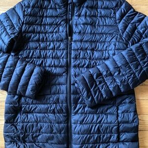 Lands’ End Kids Black Thermoplume Packable Jacket